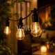 Ретро гирлянда GarlandoPro 5 м на 10 LED ламп E27 уличная и интерьерная желтый свет 220 В IP43 - изображение 8