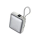 Батарея універсальна Choetech 10000mAh, 35W. PD/3.0, LED Display, buid-in type-C cabel, Silver (B832-SL) - зображення 1