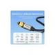Кабель мультимедійний Optical Toslink 1.5m 5.1ch grey Vention (BAVHG) - зображення 3
