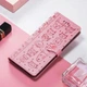 Чехол Embossed Cat and Dog для Xiaomi Redmi Note 15 Pro 5G книжка кожа PU с визитницей розовый - изображение 5