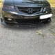 Пластикова губа на бампер Хонда Аккорд Honda Accord молдинг бампера спідниця гумовий чорний. - зображення 10