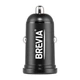 Зарядний пристрій для авто Brevia ePower DualCharge 48 W 1xUSB-C 1xUSB-A чорний (46348CAB) - зображення 3