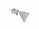 Уголок&nbsp;внутренний 90° Scilm к кухонному плинтусу h=30мм серый - изображение 1