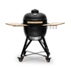 Керамічний гриль Kamado Bono Media на вугіллі 44.5 см Чорний (4779039710889) - зображення 6
