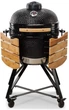 Керамічний гриль Kamado Bono Media на вугіллі 44.5 см Чорний (4779039710889) - зображення 8