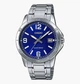 Мужские часы Casio MTP-V004D-2B синие 30 м - изображение 1