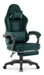 Геймерське крісло Hell's Chair HC-1015 Green, велюр - изображение 1