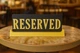 Настільна табличка «RESERVED». AnyFormLab - зображення 1