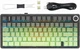 Бездротова ігрова механічна клавітура Aula F75 Contour lines Green 75%, Hot-Swap, RGB, 2.4GHz/Bluetooth/USB - изображение 2