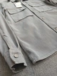 Мужская джинсовая рубашка-куртка Zara Relaxed Fit с накладными карманами р. S - изображение 3