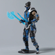 Коллекционная фигурка Mortal Kombat Sub-Zero / Саб-Зиро – экшн-фигура 18 см с аксессуарами, ледяными топорами и подставкой / Action Figure MK / подарок фанатам игры Mortal Kombat - изображение 4
