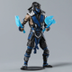 Коллекционная фигурка Mortal Kombat Sub-Zero / Саб-Зиро – экшн-фигура 18 см с аксессуарами, ледяными топорами и подставкой / Action Figure MK / подарок фанатам игры Mortal Kombat - изображение 5