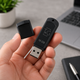 USB флешка T&G Classic 011 16GB металлический корпус черный для переноски данных и защиты информации Black - изображение 3