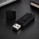 USB флешка T&G Classic 011 16GB металлический корпус черный для переноски данных и защиты информации Black - изображение 4
