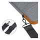 Сумка Dux Ducis LBJC Shoulder Bag для ноутбука 15.5-16 дюймов водоотталкивающая с защитой от повреждений Light Grey MC-10410 - изображение 5