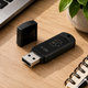 USB-флешка T&G 8GB Classic 011 чорна ударостійка з матовою поверхнею для зберігання даних Black - зображення 4