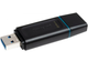 USB флешка Kingston DT Exodia 64GB USB 3.2 Gen 1 черный бирюзовый компактная с защитой разъема - изображение 5