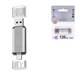 USB флешка 3.0 T&G 128GB Type-C с высокой скоростью передачи данных и защитой от пыли серебро - изображение 3