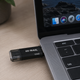 USB флешка Hi-Rali Stark 16Гб черный пластик компактная с защитой разъема - изображение 3
