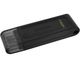 USB Flash Drive 3.2 Kingston DT 70 128Gb Type-C чорний із захистом роз'єму та компактний дизайн - зображення 3
