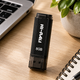 USB Flash Drive Hi-Rali Stark 8GB ударостійкий із захисним ковпачком чорний - зображення 4