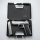 Стартовий пістолет Kuzey 911-SX#1 + 50 патронів, Colt M1911 Matte Chrome Plating/Black Grips - изображение 5