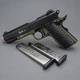 Стартовий пістолет Colt 1911 Kuzey 911#2 BlackGreen, холостий, шумовий 9mm - изображение 1