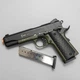Стартовий пістолет Colt 1911 Kuzey 911#2 BlackGreen + 50 патронів, холостий, шумовий 9mm - изображение 2