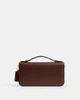 Сумка жіноча Coach Elora Top Handle Crossbody Bag коричнева - изображение 2