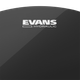 Пластик для бас-барабана Evans 22" HYDRAULIC BLACK Bass - зображення 3