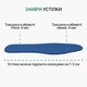 Амортизационные стельки для обуви из Poron под основную стельку 43р. (28см), синие, S-61 №6 - изображение 3