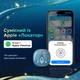 Смарт-трекер UGREEN FineTrack Mini 2 FT205 издание Honkai Star Rail для Apple Find My ресурс батареи от 5 до 7 лет IP68 без UWB несменная батарея сигнал 110 дБ светится в темноте бирюзово-синий (95900SR) - изображение 2