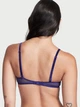 Мережевний бюстгалтер з пуш ап темно-синього кольору VICTORIA'S SECRET Sexy Tee р. 75С/34С арт. 30499 - зображення 4