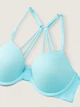 Бюстгалтер з пуш ап бірюзового кольору VICTORIA'S SECRET PINK р. 75А/34А арт. 30514 - зображення 4