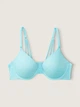 Бюстгалтер з пуш ап бірюзового кольору VICTORIA'S SECRET PINK р. 75А/34А арт. 30514 - зображення 5