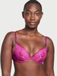 Мережевний бюстгалтер з пуш ап кольору фуксія VICTORIA'S SECRET Sexy Tee р. 70В/32В арт. 30497 - зображення 1