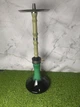Кальян ATMOS Wood Steel Green — 65 см, нержавеющая сталь, дерево, стеклянная колба - изображение 1