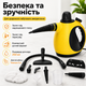 Багатофункціональний парогенератор CLATRONIC DR 3653 для меблів пароочищувач універсальний потужний з насадками - зображення 2