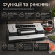 Бытовой вакууматор для продуктов и еды Caso Advanced Pro мощный вакуумный упаковщик VRH790 кухонный вакууматор с дисплеем и резаком - изображение 4