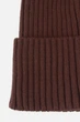 Шапка с отворотом женская one size цвет шоколад YUKI ЦБ-00296978 - изображение 2