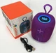 Портативна Bluetooth колонка T&G TG-658 бездротова акустика Bluetooth 5.3 8Вт USB TF карта AUX FM радіо світлодіодна підсвітка акумулятор 1200 мАг вбудований мікрофон для смартфона планшета ноутбука переносна колонка рожева - изображение 2