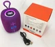 Портативна Bluetooth колонка T&G TG-658 бездротова акустика Bluetooth 5.3 8Вт USB TF карта AUX FM радіо світлодіодна підсвітка акумулятор 1200 мАг вбудований мікрофон для смартфона планшета ноутбука переносна колонка рожева - изображение 8