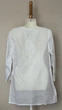 Туніка Fresh Cotton з квітковим мереживом напівпрозора S Білий (3177936) - изображение 2