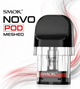 Картридж для подсистемы Smok Novo Pod Meshed 0.8Ω магнитное крепление 2 мл с мощность до 25 Вт пластик - изображение 1