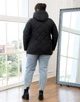 Женская демисезонная куртка с капюшоном MODA 100161 66 Черный ( M - 100161 /1 R ) - изображение 4