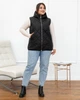 Женский теплый жилет с капюшоном удлиненный MODA 100095 50 Черный ( M - 100095/3 D ) - изображение 2