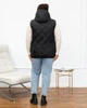 Женский теплый жилет с капюшоном удлиненный MODA 100095 50 Черный ( M - 100095/3 D ) - изображение 4