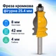 Фреза кромкова фігурна з підшипником для плінтуса, хвостовик 8мм - зображення 1