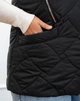 Женский теплый жилет с капюшоном удлиненный MODA 100305 50 Черный ( M - 100305/3 D ) - изображение 8