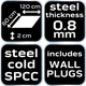 Инструментальная панель Neo Tools 84-501 120x60 см сталь SPCC - изображение 2
